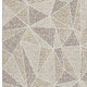 8' X 10' Brown And Beige Geometric Washable Area Rug With UV Protection