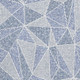8' X 10' Navy Blue And Ivory Geometric Washable Area Rug With UV Protection
