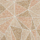 10' X 14' Terra Cotta And Beige Geometric Washable Area Rug With UV Protection