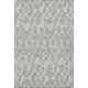 3' X 5' Silver And Gray Diamond Washable Area Rug With UV Protection
