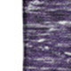 3' X 5' Purple And Ivory Patchwork Washable Area Rug With UV Protection