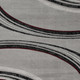 8' X 10' Gray Abstract Dhurrie Area Rug