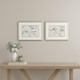 Set Of Two Birds on Branches Gold Framed Wall Art