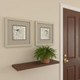 Set Of Two Heavenly Spring Distressed White Framed Wall Art