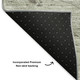 3' X 5' Taupe And Ivory Abstract Washable Area Rug With UV Protection