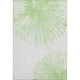 9' X 12' Artichoke Green And Ivory Abstract Washable Area Rug With UV Protection