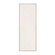 White Geo Brown Shadowbox Wall Art