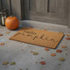 17" X 29" Brown And Natural Fall Hello Pumpkin Outdoor Coir Door Mat