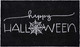 17" X 29" Black And White Halloween Halloween Happy Halloween Outdoor Coir Door Mat