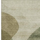 8' X 10' Beige And Olive Green Geometric Washable Area Rug With UV Protection