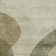 9' X 12' Beige And Olive Green Geometric Washable Area Rug With UV Protection