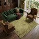 10' X 14' Gold And Wheat Oriental Washable Area Rug With UV Protection