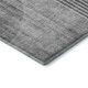 8' X 10' Charcoal Gold And Silver Geometric Washable Area Rug With UV Protection