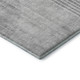 8' X 10' Gray And Silver Geometric Washable Area Rug With UV Protection