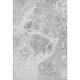 10' X 14' Gray And Ivory Abstract Washable Area Rug With UV Protection