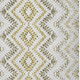 3' X 5' Taupe Ivory And Gold Geometric Washable Area Rug With UV Protection