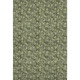 5' X 8' Olive Green And Ivory Floral Washable Area Rug With UV Protection