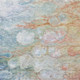 10' X 14' Coral Blue And Ivory Abstract Washable Area Rug With UV Protection