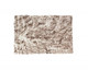 2' X 3' Brown and White Faux Sheepskin Ombre Machine Tufted Non Skid Area Rug
