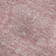 3' X 5' Blush And Ivory Floral Washable Area Rug With UV Protection