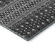 3' X 5' Gray And Silver Tribal Washable Area Rug With UV Protection