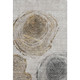 9' X 12' Taupe Brown And Ivory Woodland Lodge Washable Area Rug With UV Protection