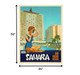 24" X 30" Hotel Sahara C1960S Las Vegas Vintage Travel Poster Wall Art