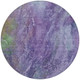 8' Purple And Green Round Abstract Washable Indoor Outdoor Area Rug