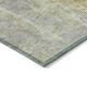 9' X 12' Pewter And Gold Abstract Washable Indoor Outdoor Area Rug