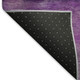 9' X 12' Purple And Plum Abstract Washable Indoor Outdoor Area Rug