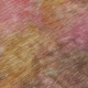 9' X 12' Pink And Orange Abstract Washable Indoor Outdoor Area Rug