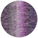 8' Eggplant Green And Blue Round Abstract Washable Indoor Outdoor Area Rug