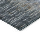 10' X 14' Teal Blue And Gray Abstract Washable Indoor Outdoor Area Rug