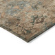 5' X 8' Khaki And Gray Medallion Washable Indoor Outdoor Area Rug