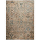 10' X 14' Khaki And Gray Medallion Washable Indoor Outdoor Area Rug