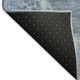 3' X 5' Blue And Gray Medallion Washable Indoor Outdoor Area Rug