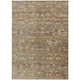 9' X 12' Brown And Beige Ikat Washable Indoor Outdoor Area Rug