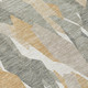8' X 10' Pewter Wheat And Ivory Striped Washable Indoor Outdoor Area Rug