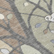 5' X 8' Beige Sage And Khaki Botanical Leaves Washable Indoor Outdoor Area Rug