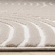 8' X 11' Beige And Cream Geometric Area Rug