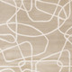 5' X 8' Cream And Tan Abstract Area Rug