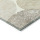 8' X 10' Linen Ivory And Beige Abstract Washable Indoor Outdoor Area Rug