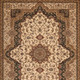 4' X 6' Black And Ivory Oriental Area Rug