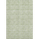5' X 8' Artichoke Green And Ivory Geometric Washable Area Rug With UV Protection