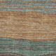 3' X 5' Terra Cotta Gray And Beige Striped Washable Area Rug With UV Protection