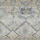 3' X 5' Beige Taupe And Tan Floral Washable Indoor Outdoor Area Rug
