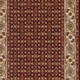 15' Red And Beige Oriental Runner Rug