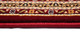 20' Red And Beige Oriental Runner Rug