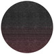 8' Merlot And Charcoal Round Abstract Washable Indoor Outdoor Area Rug