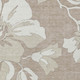 5' X 8' Taupe Beige And Ivory Floral Washable Indoor Outdoor Area Rug